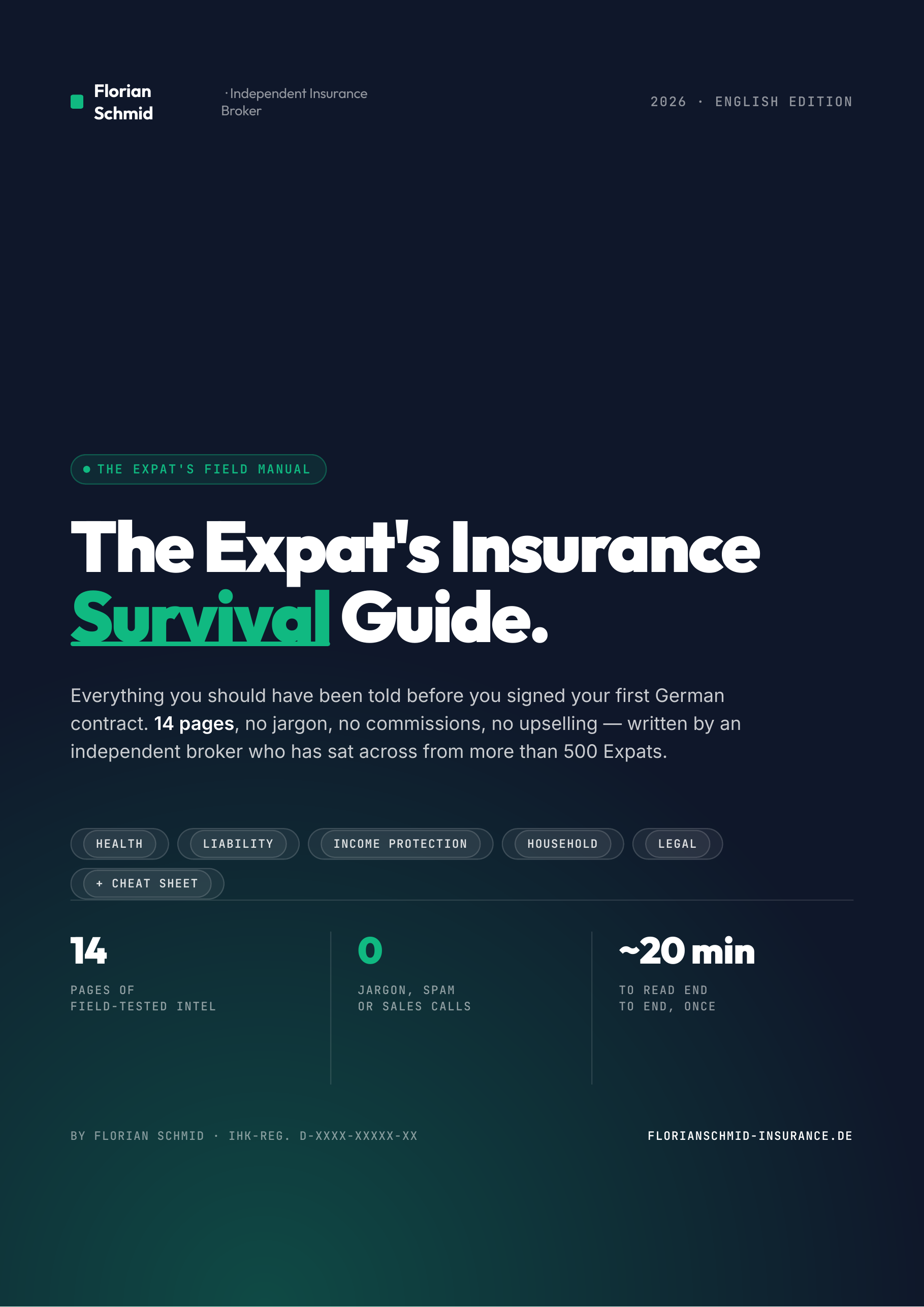 The Expat's Insurance Survival Guide — PDF cover